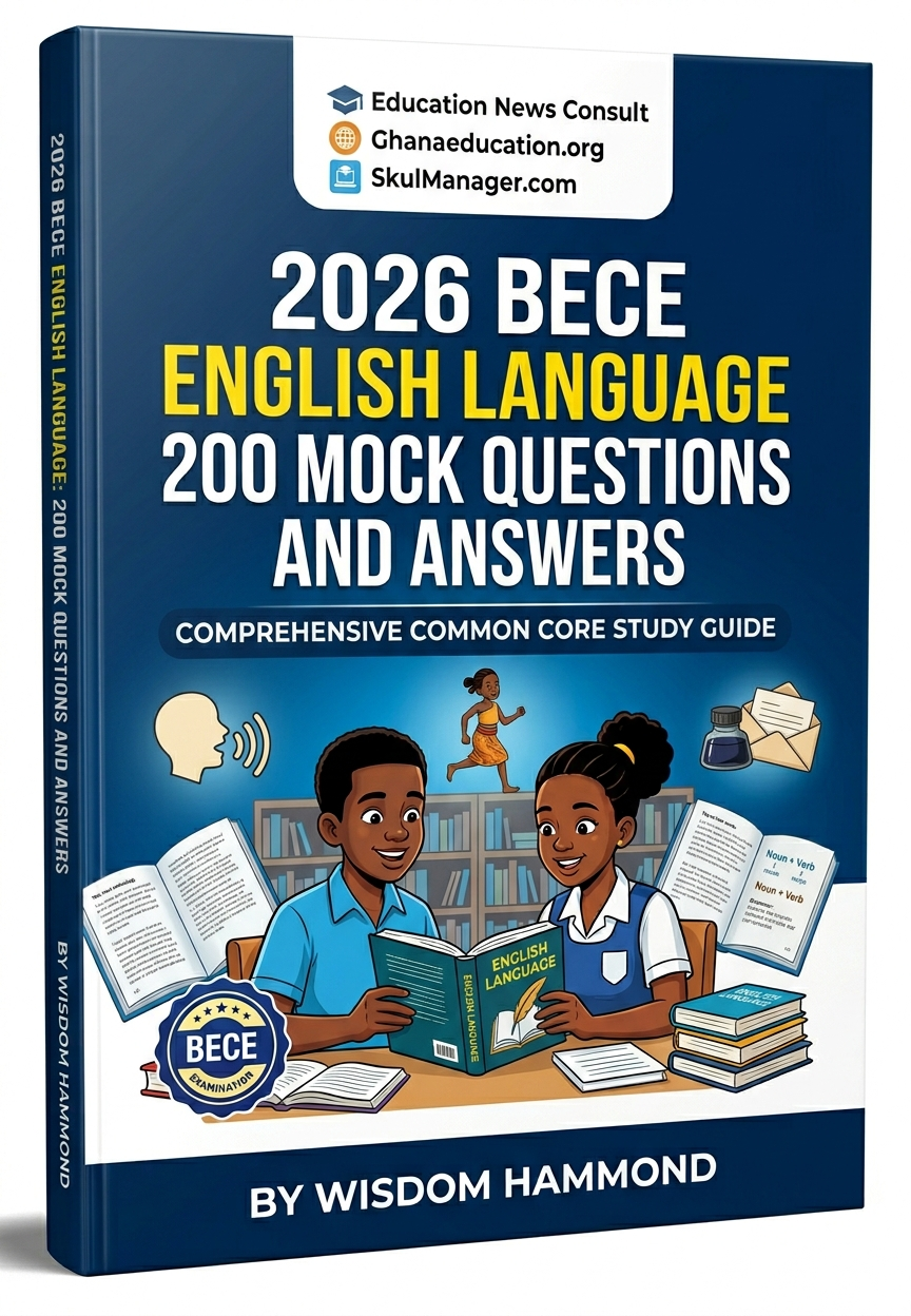 2026 BECE ENGLISH LANGUAGE 200 OBJECTIVE TEST PASS BOOK